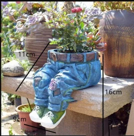 Unique Garden Art Flower Pot
